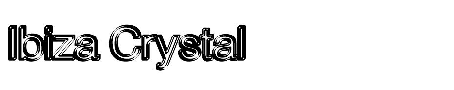 Ibiza Crystal Personal Use Font font